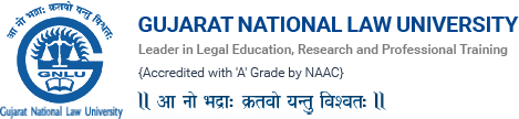 Gujarat National Law University logo