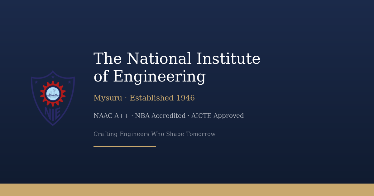 National Institute of Engineering Mysore