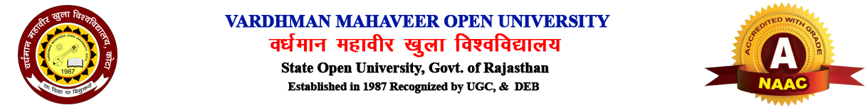 Vardhman Mahaveer Open University Kota logo